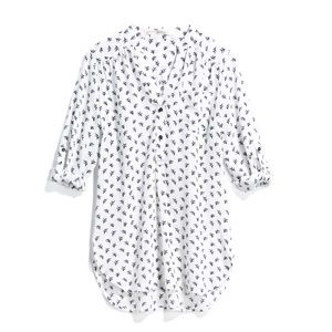 White quarter button blouse from Stitch Fix